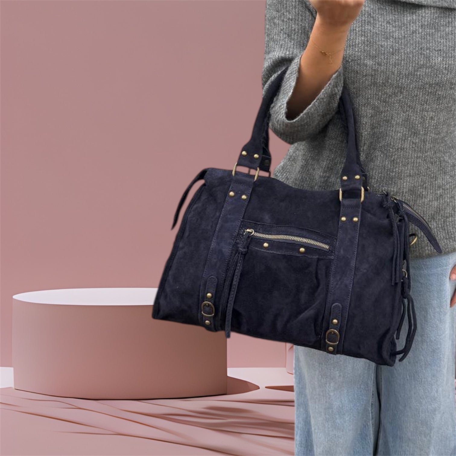 Back to School XXL – Suede Dark Blue