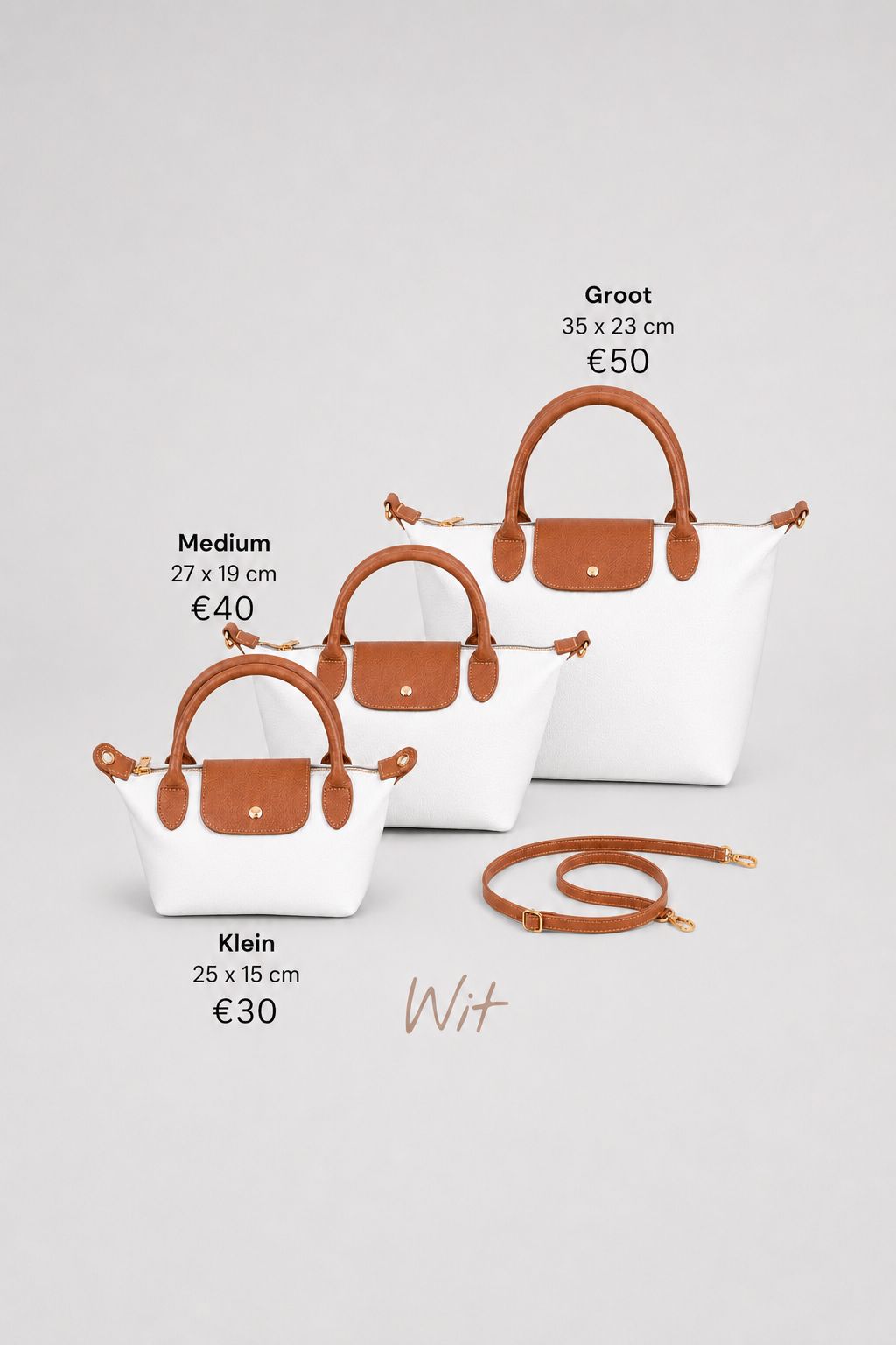 bag noé white L