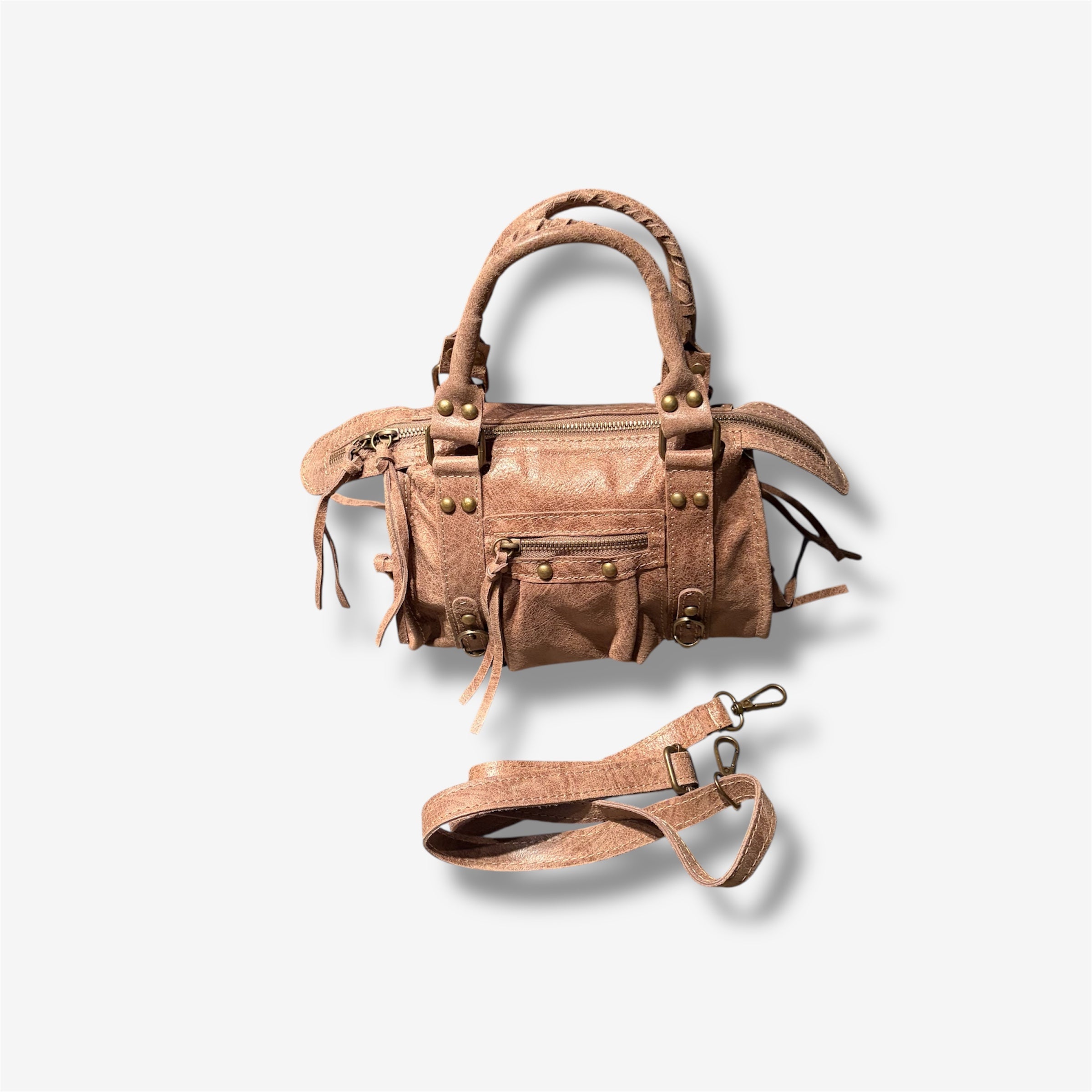 Mini bag dark taupe