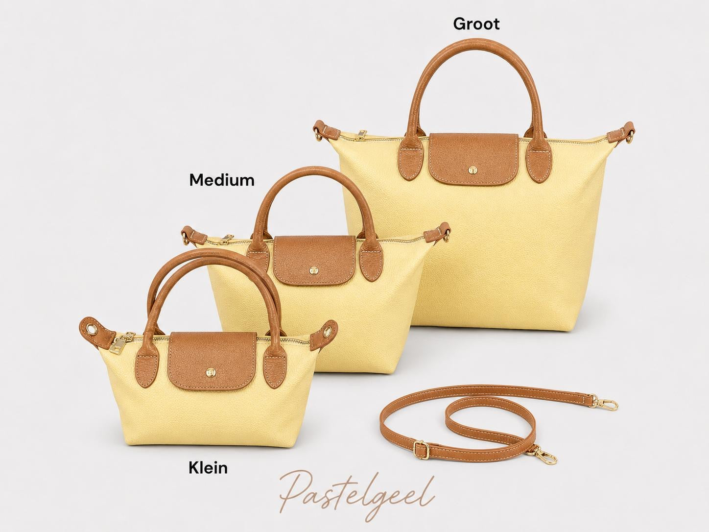 Bag noé pastel yellow M
