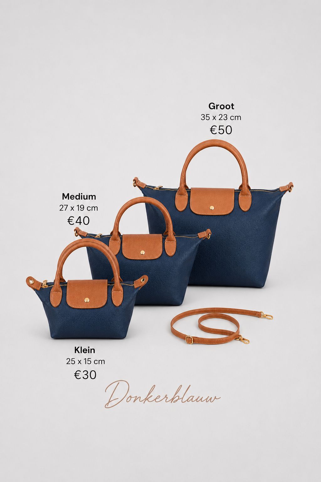 bag noé dark blue M