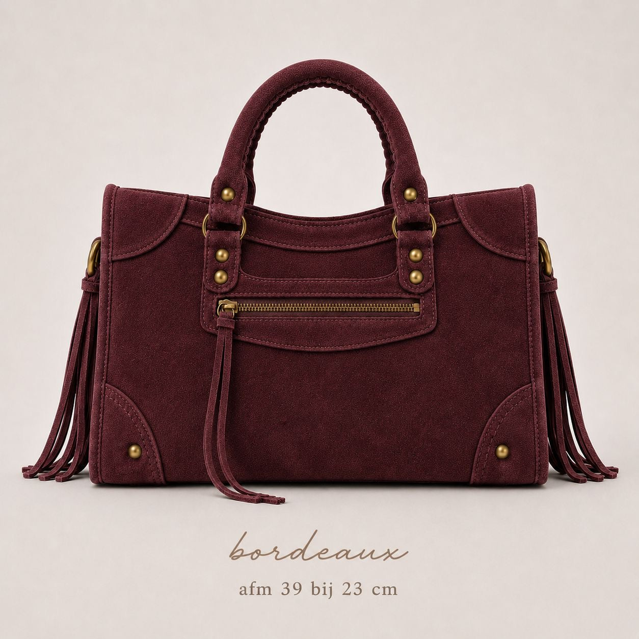 French bag bordeaux