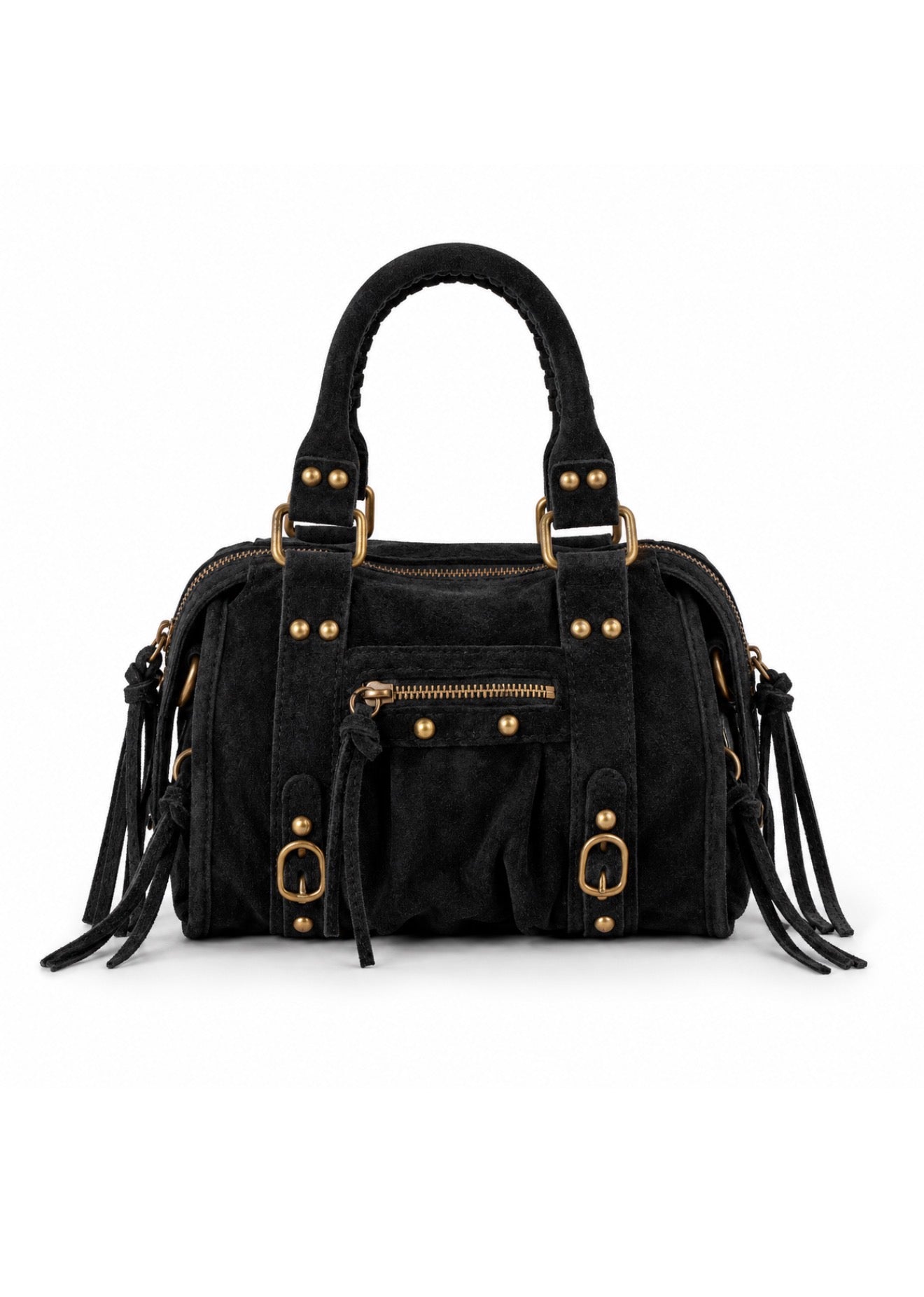 Mini bag suede black