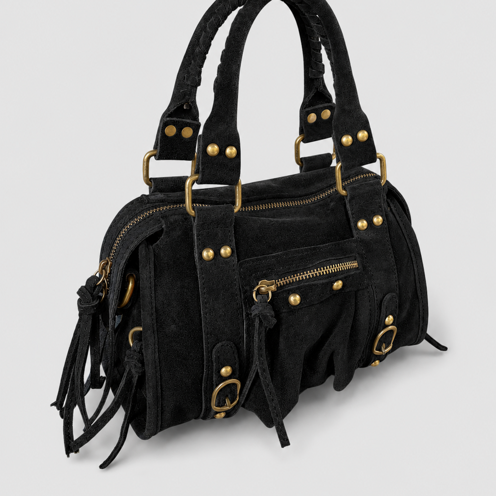 Mini bag suede black