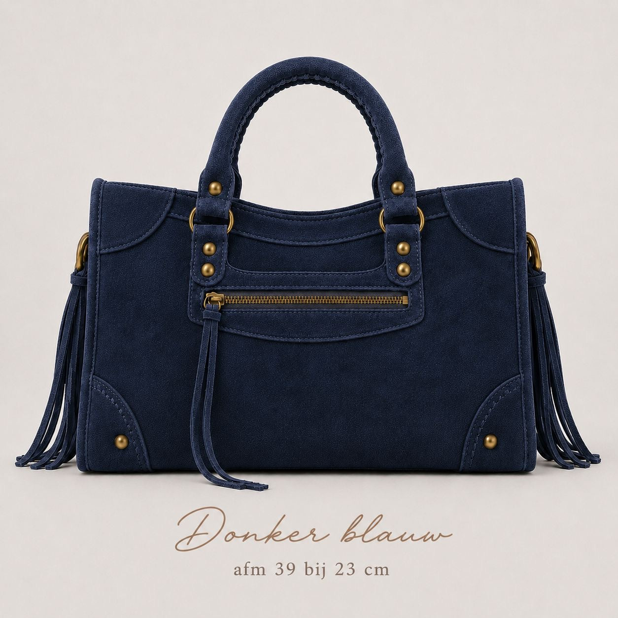 French bag dark blue