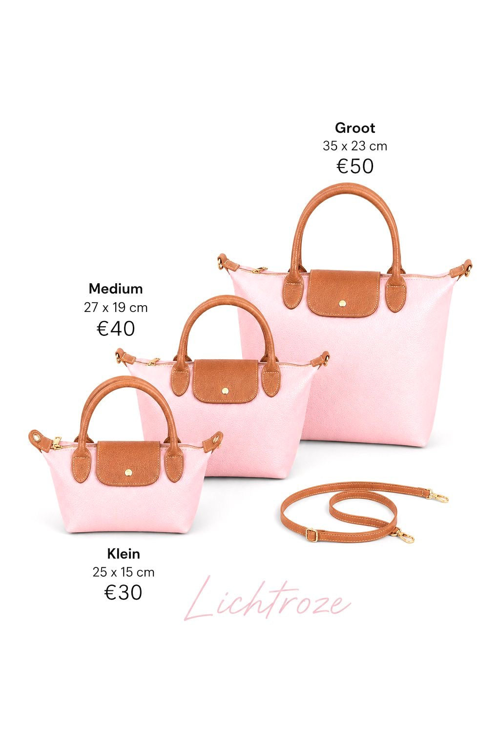 bag noé baby pink L