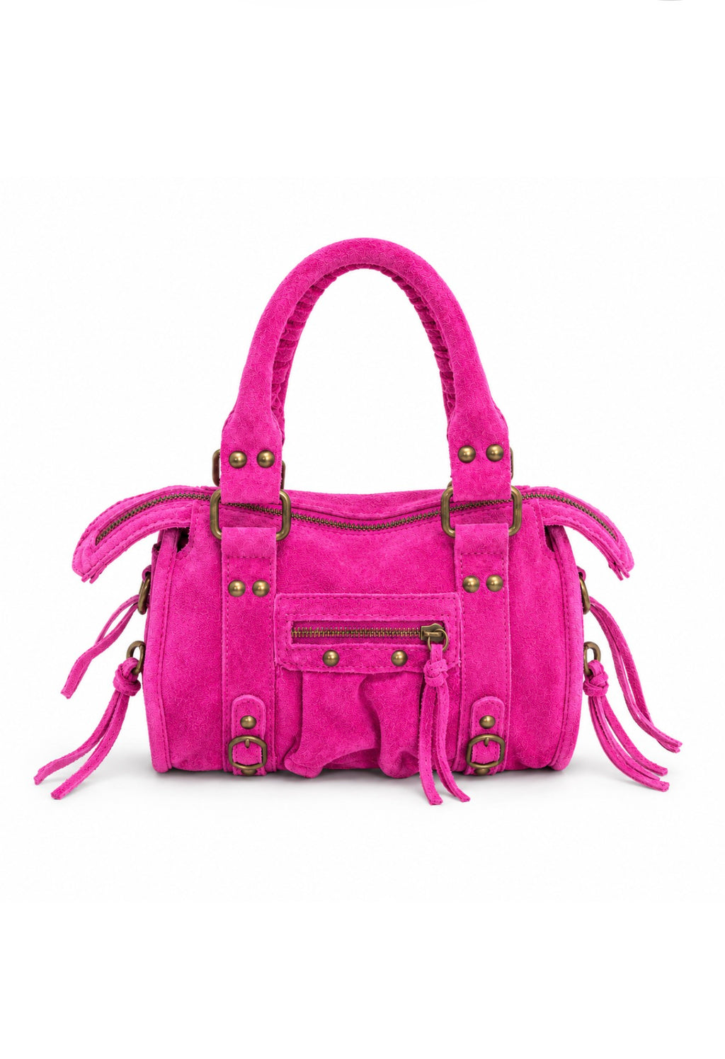 Mini bag suede barbie
