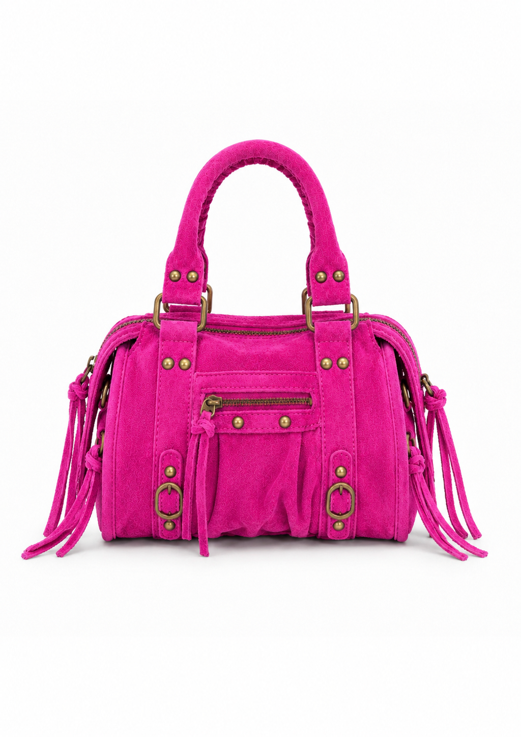 Mini bag suede barbie