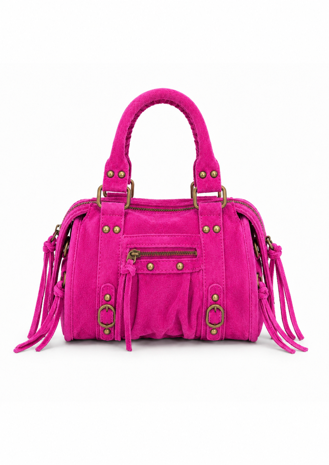 Mini bag suede barbie