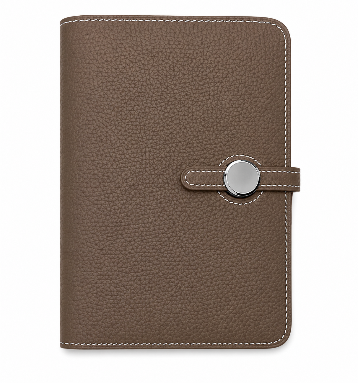 Wallet groot taupe fonce
