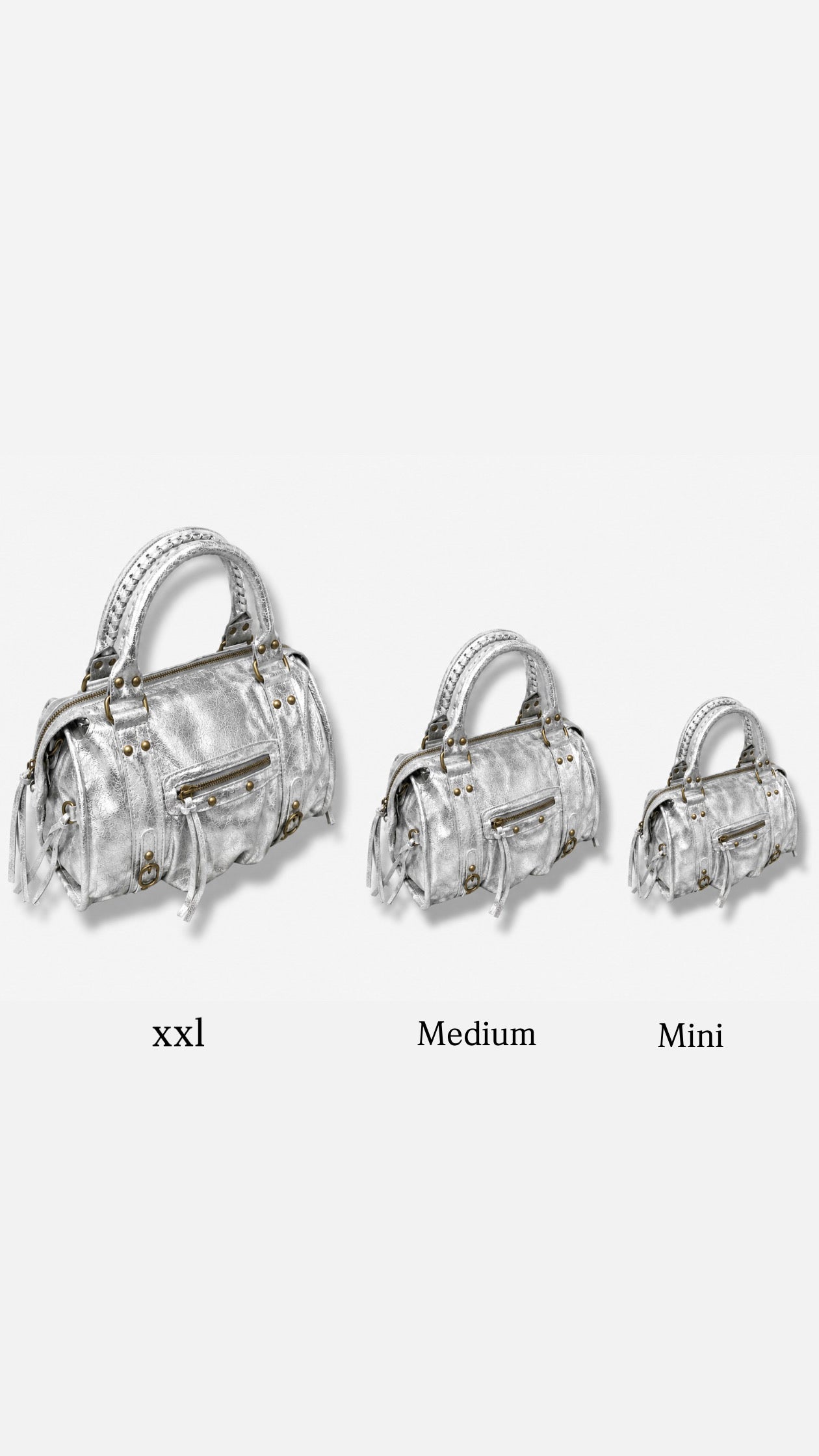 Mini bag silver