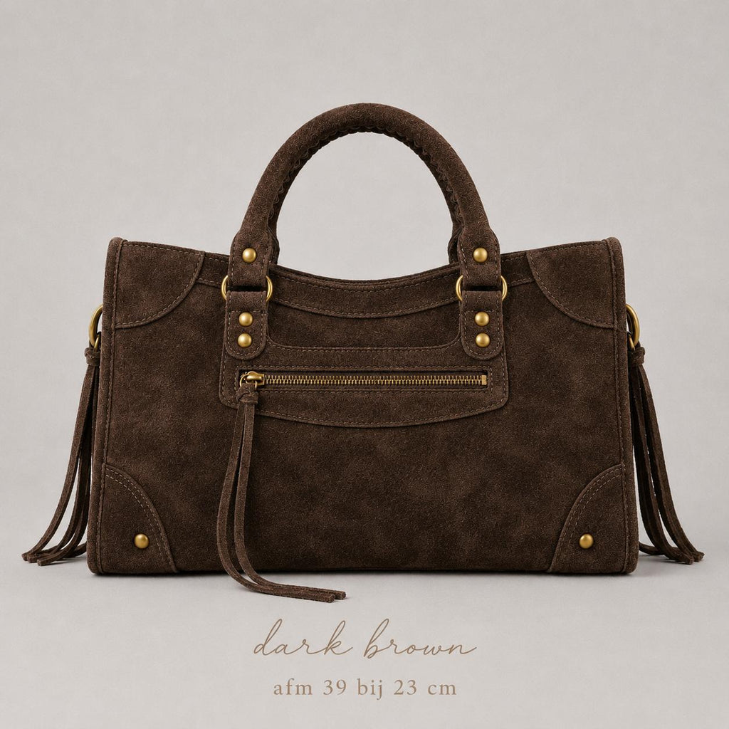 French bag dark brown