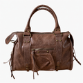 Back to School XXL chocolat – Italiaanse leren laptoptas