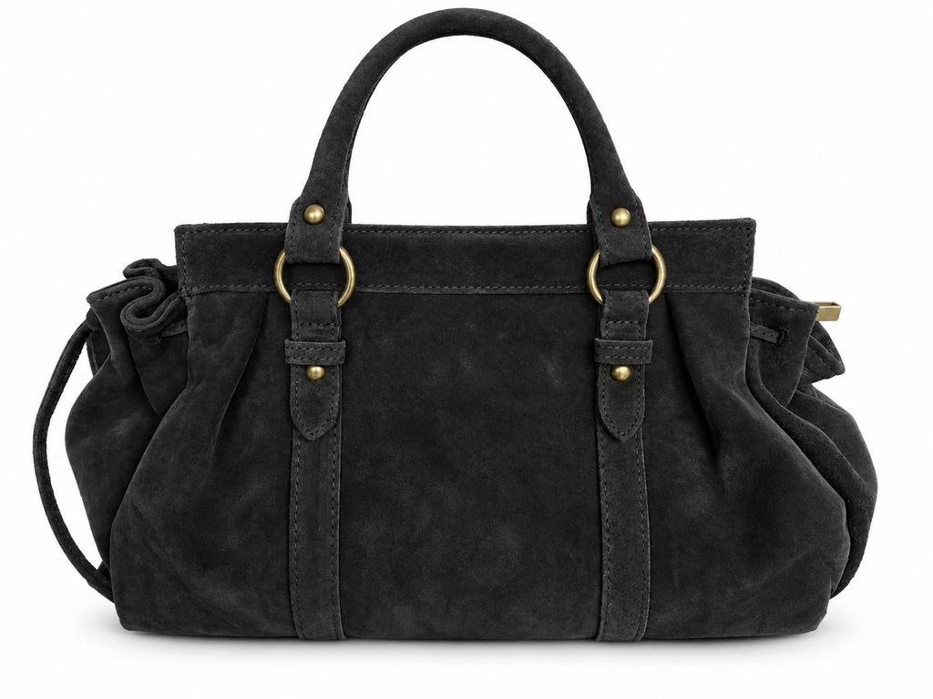 Jump Zwart – suede daim leder